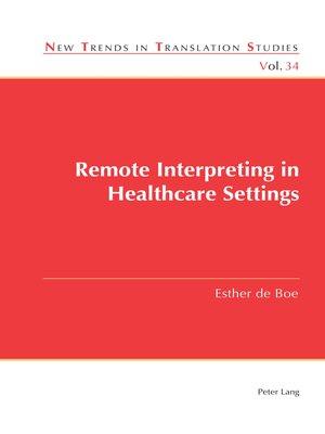 cover image of Remote Interpreting in Healthcare Settings